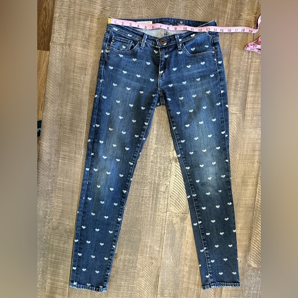 Adriano Goldschmied Stevie ankle slim straight hearts jeans